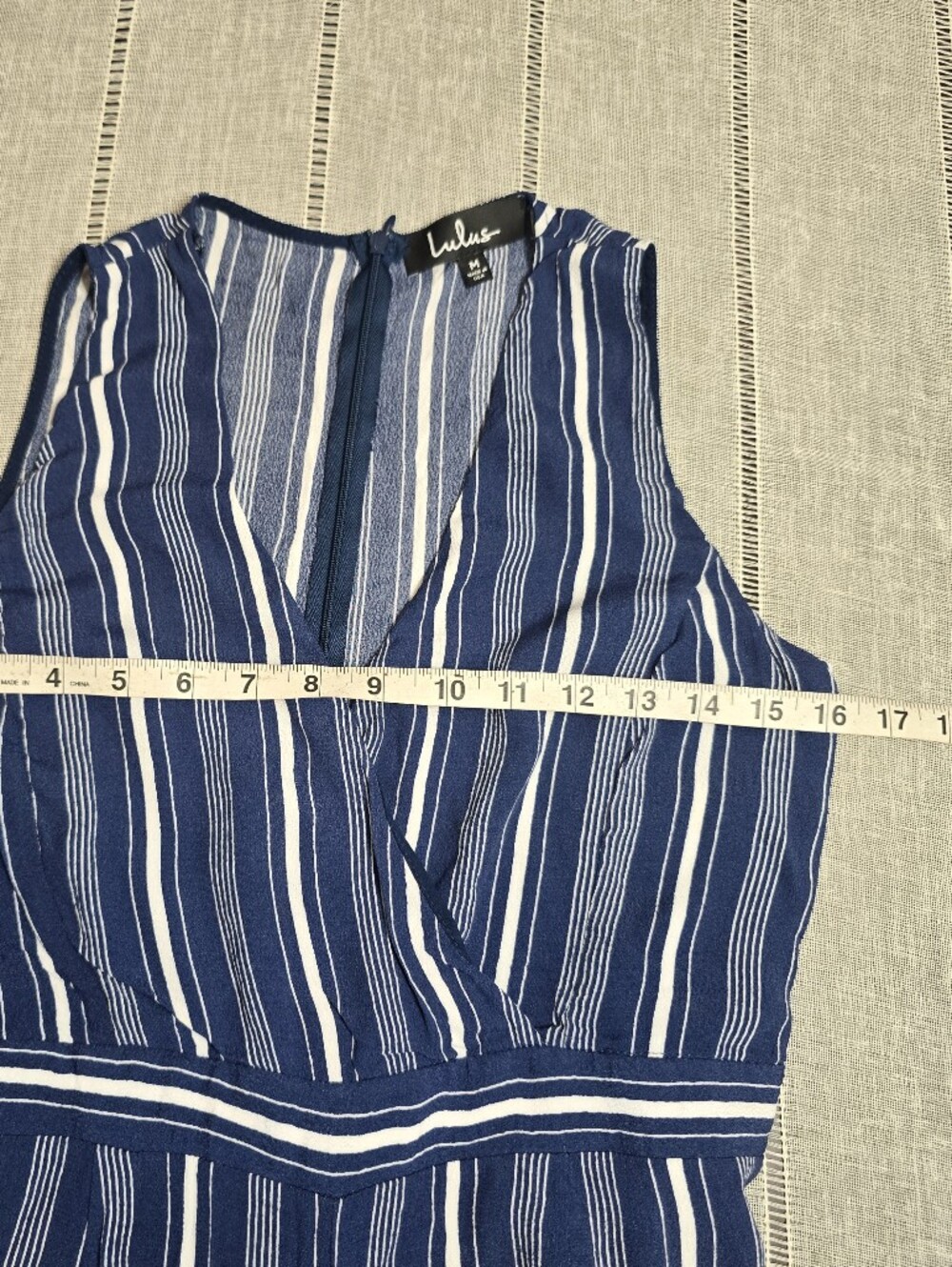 Lulus Womens Blue Jumpsuit Size Medium - Picture 10 of 16